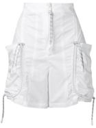 Sportmax Osanna Gathered Shorts - White