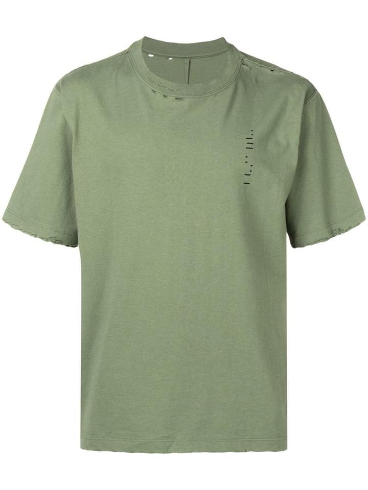 Unravel Project Oversized T-shirt - Green