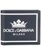 Dolce & Gabbana Logo Patch Wallet - Blue