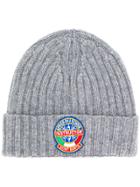 Mc2 Saint Barth Knitted Beanie Hat - Grey