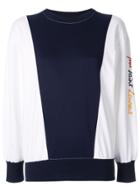 Yves Saint Laurent Vintage Colour-blocked Sweatshirt - White