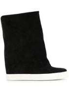 Casadei Chaucer Foldover Boots - Black
