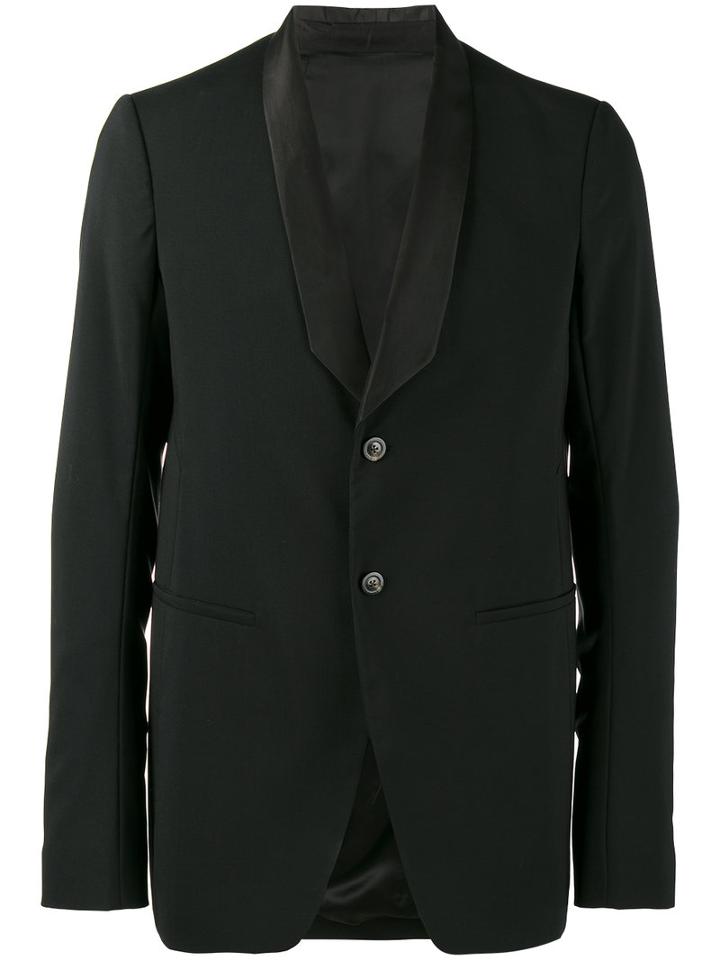 Rick Owens - 'tusk' Tuxedo Jacket - Men - Silk/cotton/spandex/elastane/virgin Wool - 46, Black, Silk/cotton/spandex/elastane/virgin Wool