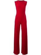 Norma Kamali Fitted Jumpsuit - Red
