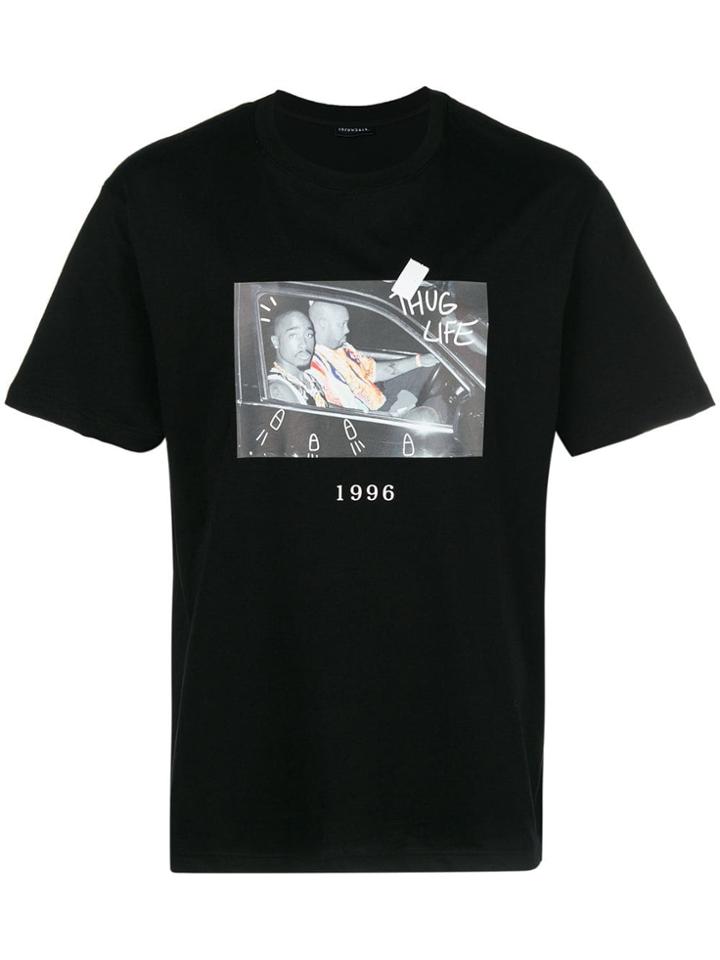 Throwback. Thug Life T-shirt - Black