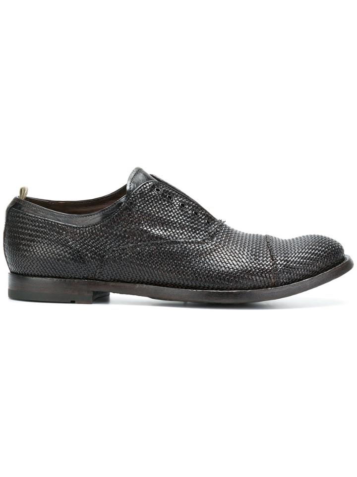 Officine Creative Lace Fastening Loafers - Brown