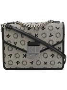 Karl Lagerfeld K/jacquard Shoulder Bag - Black