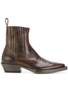 Maison Margiela Western Boots - Brown