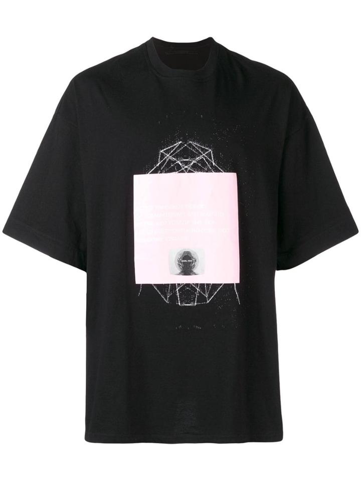 Julius Graphic Print T-shirt - Black