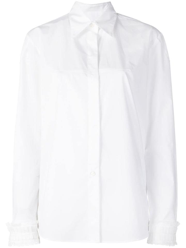 Mm6 Maison Margiela Plain Longsleeved Shirt - White