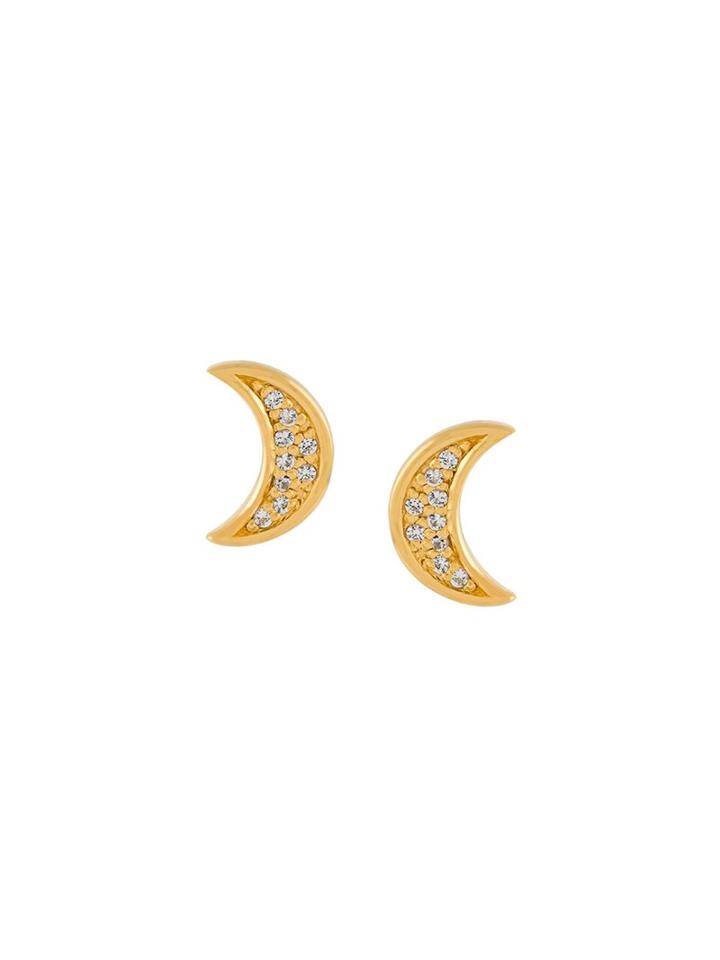 Astley Clarke 'mini Moon Biography' Stud Earrings