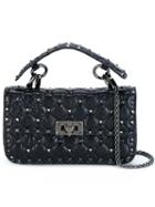 Valentino Tiny 'rockstud' Spike Shoulder Bag, Women's, Black
