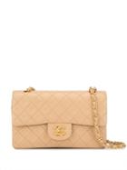Chanel Pre-owned Double Flap Chain Shoulder Bag - Neutrals