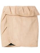 Iro Studded Wrap Skirt - Neutrals