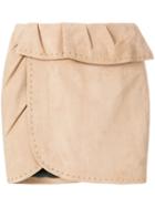 Iro Studded Wrap Skirt - Neutrals