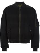 Haider Ackermann Multi Pocket Bomber Jacket, Men's, Size: Large, Black, Cotton/polyester/rayon/virgin Wool