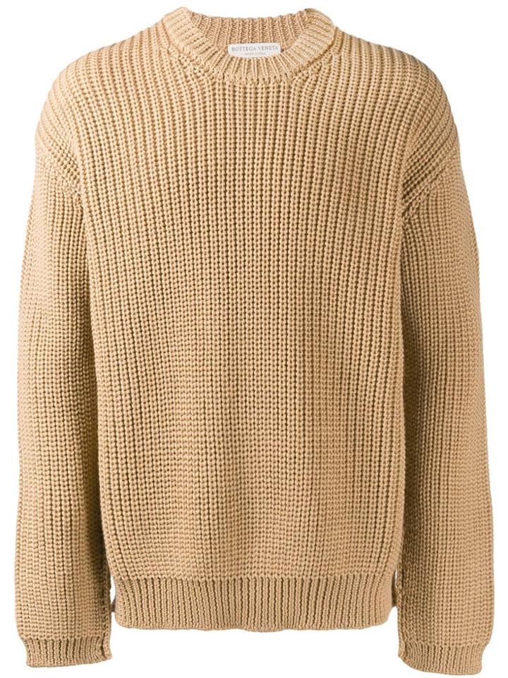 Bottega Veneta Crew Neck Jumper - Neutrals