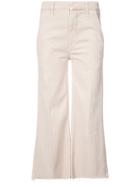 Mother The Roller Cropped Trousers - Nude & Neutrals