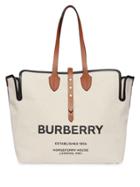 Burberry The Large Soft Cotton Canvas Belt Bag - White