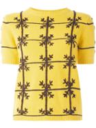 P.a.r.o.s.h. Shortsleeved Knit Top, Women's, Size: Medium, Yellow/orange, Polyamide/wool