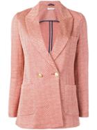 Circolo 1901 Double Breasted Blazer - Orange