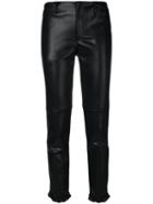 Philosophy Di Lorenzo Serafini - High Shine Pants - Women - Cotton/polyester/viscose - 42, Black, Cotton/polyester/viscose