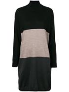 I'm Isola Marras Block Stripe Jumper Dress - Black