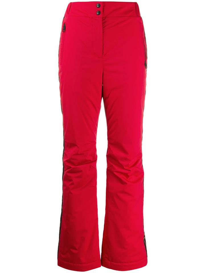 Fendi High Rise Flared Ff Trousers