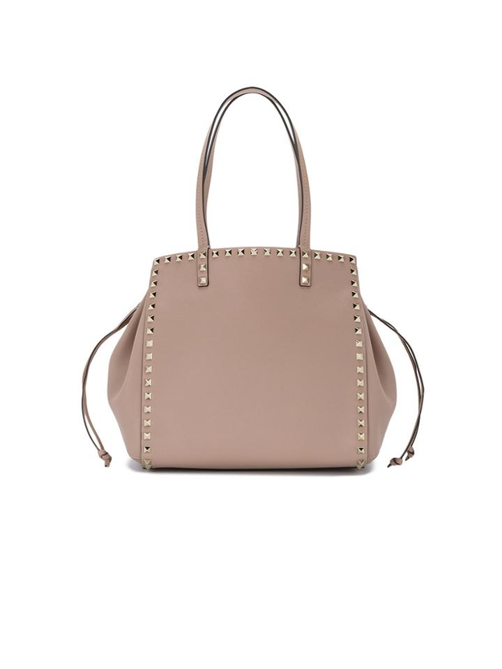 Valentino Valentino Garavani Rockstud Tote - Nude & Neutrals