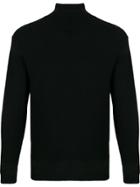 Al Duca D'aosta 1902 Ribbed Roll Neck Jumper - Black