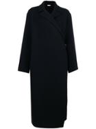 Jil Sander Wrap-style Overcoat - Blue