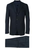 Tonello Slim Fit Business Suit, Men's, Size: 50, Blue, Spandex/elastane/viscose/virgin Wool
