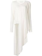 Lemaire Asymmetric Hem Jumper - White