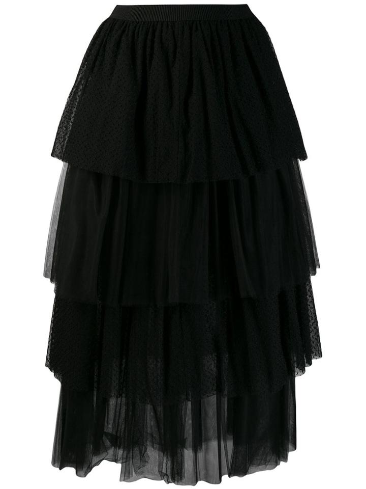 Fabiana Filippi A-line Tulle Skirt - Black