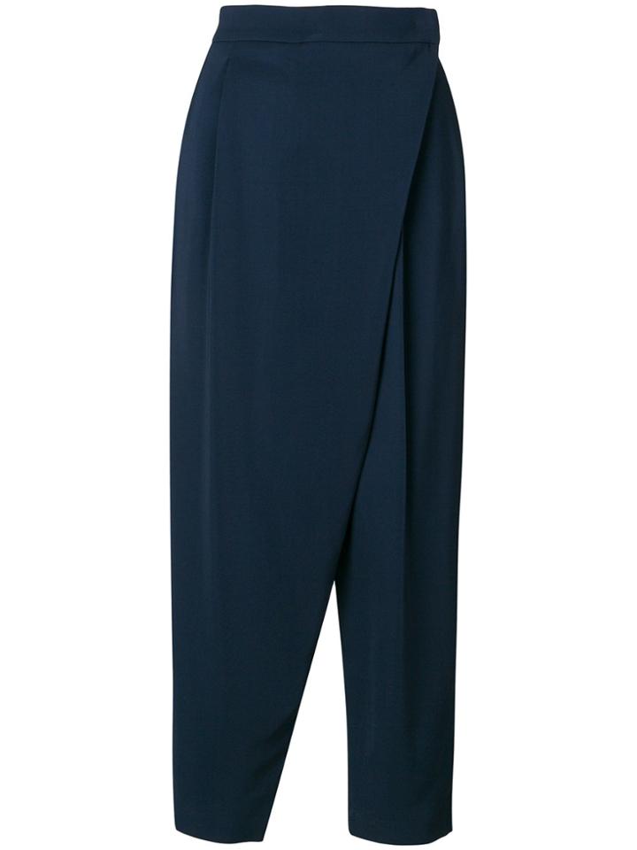 Antonio Marras Wrap Cropped Trousers - Blue