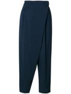 Antonio Marras Wrap Cropped Trousers - Blue