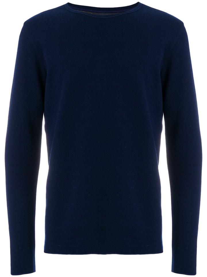 Majestic Filatures Crew Neck Jumper - Blue