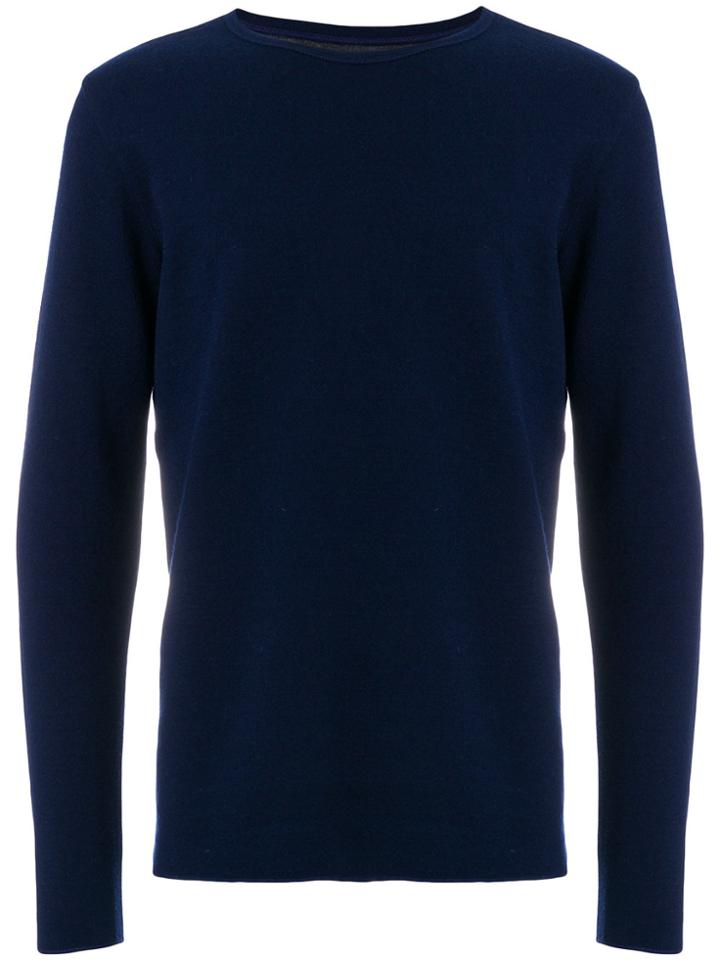 Majestic Filatures Crew Neck Jumper - Blue