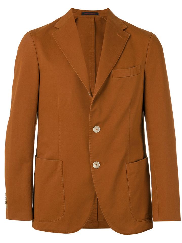 The Gigi - Classic Blazer - Men - Cotton - 50, Brown, Cotton