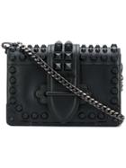 Prada Prada 1bh0182bb0 Vcnh/f0632 Nero1 Leather/fur/exotic