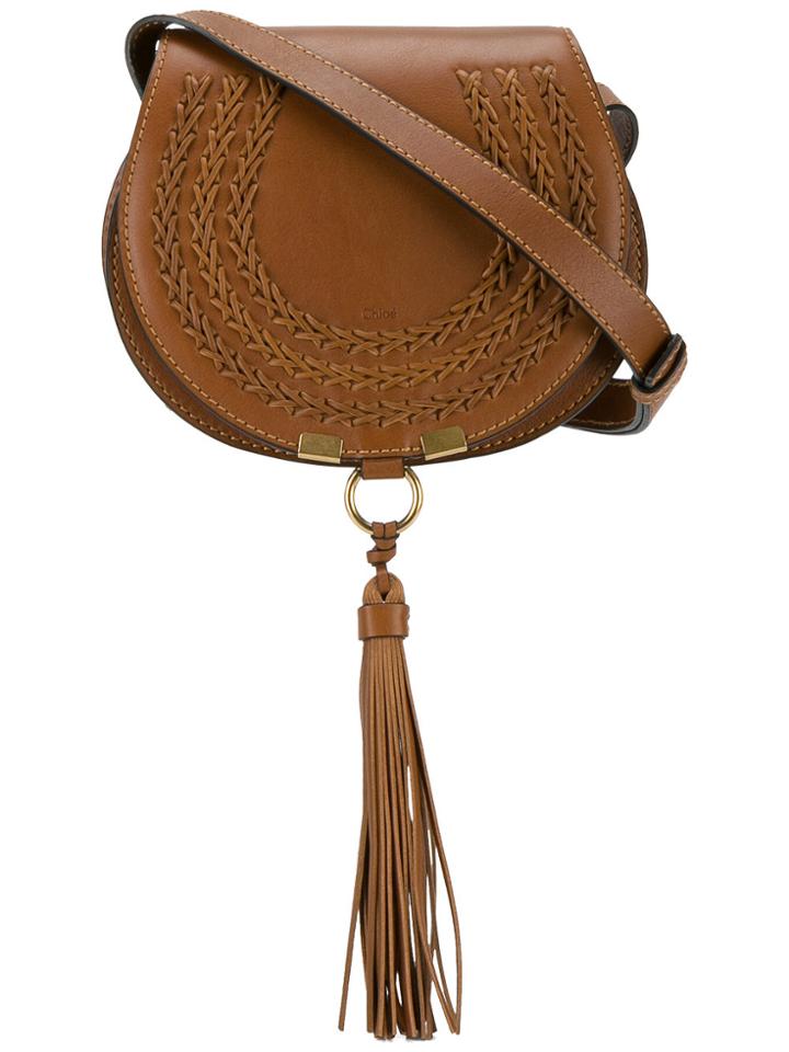 Chloé Mini Marcie Shoulder Bag - Brown