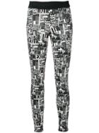 Cambio Graphic Print Trousers - Black