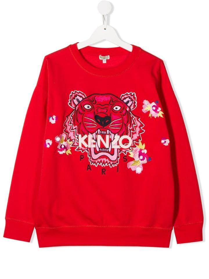 Kenzo Kids Teen Japanese Tiger Sweatshirt - Red
