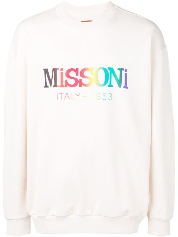 Missoni Logo Sweatshirt - Neutrals