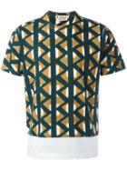 Marni Geometric Print T-shirt, Men's, Size: 50, Cotton