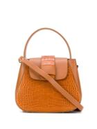 Nico Giani Crocodile Effect Mini Tote - Neutrals