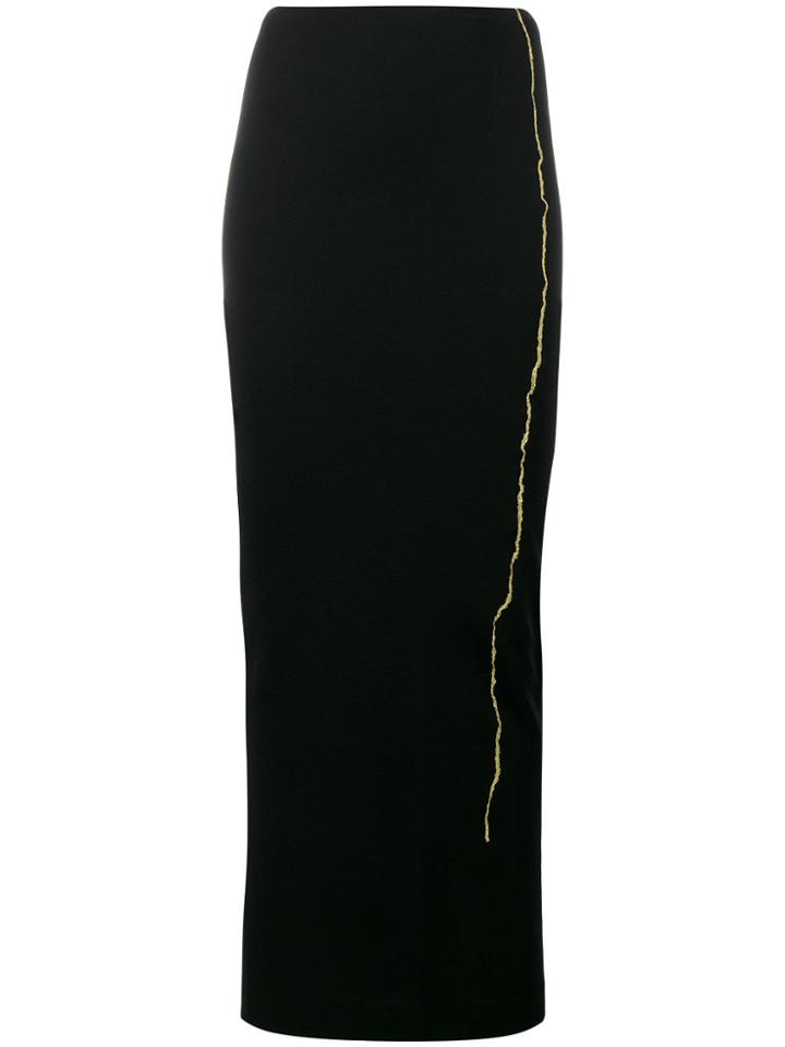 Haider Ackermann Fitted Pencil Skirt - Black