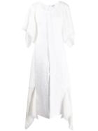 Loewe Cape Sleeve Dress - White