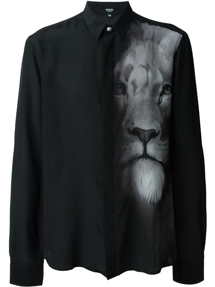 Versus Lion Print Shirt