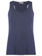 Lygia & Nanny Scoop Neck Tank Top, Women's, Size: 40, Blue, Cotton/spandex/elastane